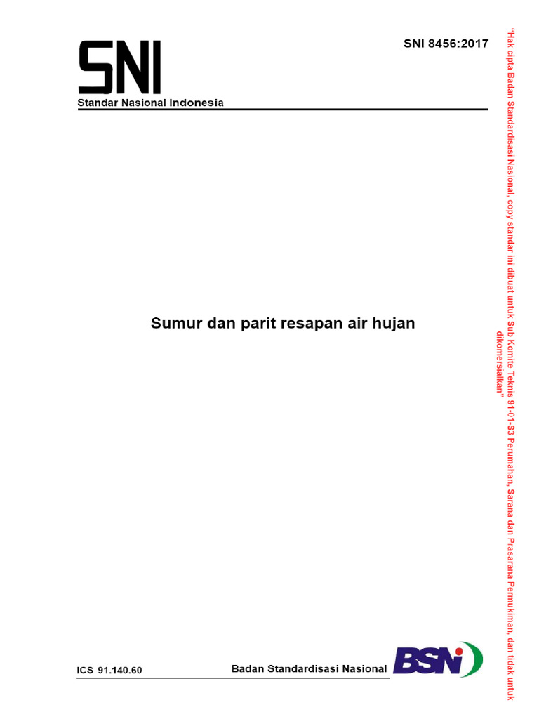 Sumur Dan Parit Resapan Air Hujan - PDF Download Gratis | PDF