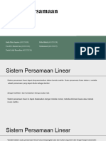 Sistem Persamaan Linear