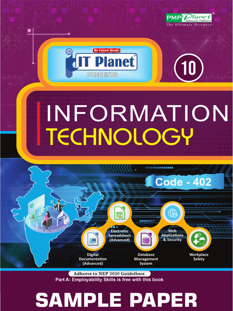 Class 10 IT Code 402 Sample Paper | PDF | Relational Database | Sql