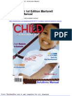 Child 2013 1st Edition Martorell Solutions Manual