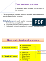 Treatment of Potable and Sewage