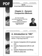 CE5106-2021 - Ch4 - Dynamic Compaction Method+Design