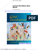 Child Development 9th Edition Berk Solutions Manual