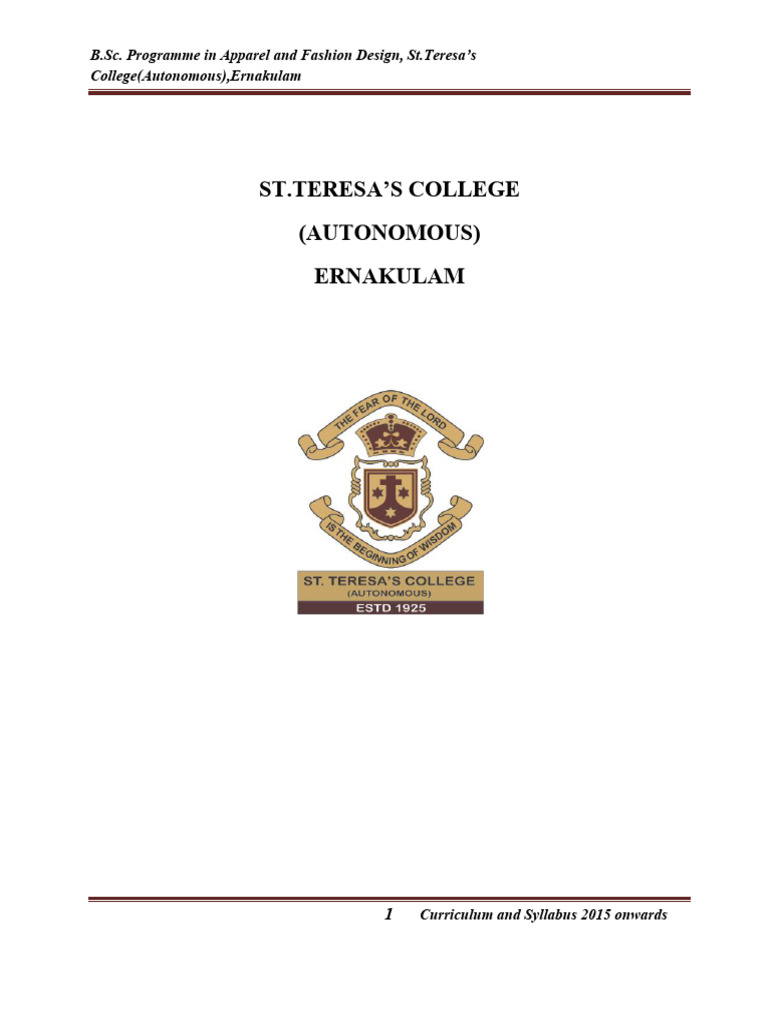 Apparel and Fashion Design | PDF