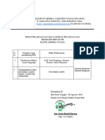 Bukti Pelaksanaan Dan Pencatatan Pelaporan