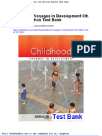 Childhood Voyages in Development 5th Edition Rathus Test Bank