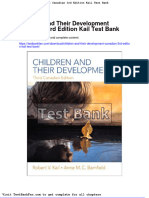 Children and Their Development Canadian 3rd Edition Kail Test Bank