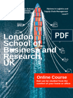 Level 7 Diploma in Logistics and Supply Chain Management - Delivered Online by LSBR, UK