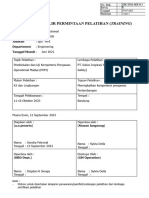 DBU-FRM-HGF-013 Formulir Pengajuan Training Karyawan