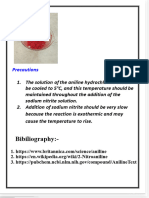 Bibiliography:-: Precautions