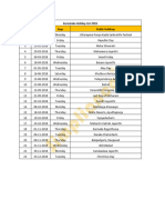 Holidays List For Karnataka - 2018