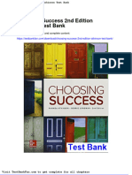 Choosing Success 2nd Edition Atkinson Test Bank