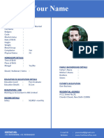 3 Marriage Biodata Format Word