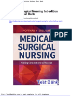 Medical Surgical Nursing 1st Edition Hoffman Test Bank