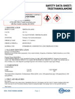 Triethanolamine Sds