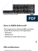 Systems and Roles of HRM