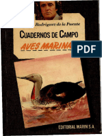 Cuadernos de Campo. Aves Marinas. Félix Rodríguez de La Fuente