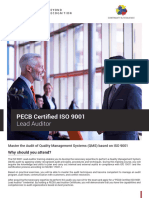 PECB Certified ISO 9001 QMS Lead Auditor