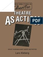 (New Directions in Theatre) Lars Kleberg (Auth.) - Theatre As Action - Soviet Russian Avant-Garde Aesthetics-Macmillan Education UK (1993) Cs