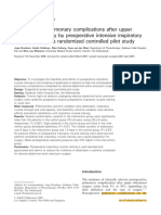 Dronkers Et Al 2008 Prevention of Pulmonary Complications After Upper Abdominal Surgery by Preoperative Intensive