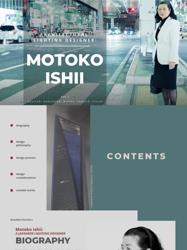 Motoko Ishii: Architectural Lighting Design | PDF | Lighting | Design