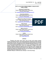 FINITE ELEMENT ANALYSIS OF BIOINSPIRED T-SHAPE JOINT STRUCTURES - Universitas Negeri Malang