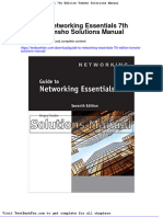 Guide To Networking Essentials 7th Edition Tomsho Solutions Manual