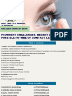 Advaced Contact Lens: Pcurrent Challenges, Recent Advances and Possible Future of Contact Lens Practice