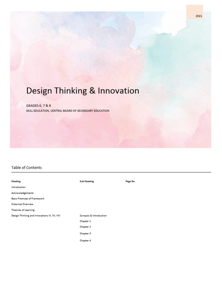 A3 Teachers Manual DT I 6 Grade TM001!07!2022 | PDF | Constructivism (Philosophy Of Education ...