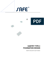 Gantry 220 KV Type 2 Foudnation Design