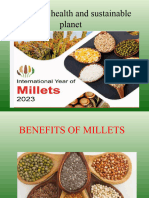 Milllets For Healthand Sustainable Planet