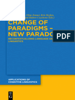 Change of Paradigms - New Paradoxes Recontextualizing Language and Linguistics (Etc.)