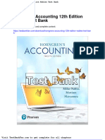 Horngrens Accounting 12th Edition Nobles Test Bank