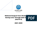 National Surgical Care Strategic Plan