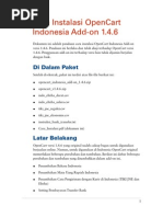Download Cara Instalasi OpenCart Indonesia Add-On 146 by Endra Mawardi SN69287459 doc pdf