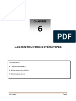 Chap6 Instructions Iteratives