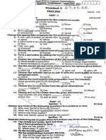 9th English Quarterly Exam 2022 Original Question Paper Tenkasi District PDF Download