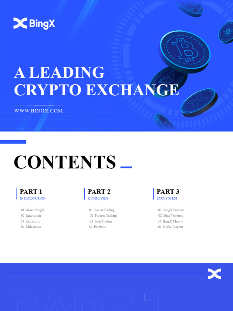 BingX: Leading Crypto Exchange Overview | PDF | Cryptocurrency | Futures  Contract