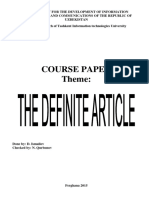 Course Paper Theme