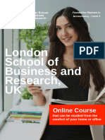 Foundation Diploma in Accountancy - Level 3 - Delivered Online by LSBR, UK