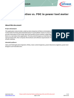 Infineon-Motor Power Tool Block Commutation Vs FOC-ApplicationNotes-v01 00-EN