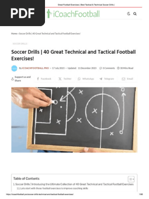 Great Football Exercises _ Best Tactical & Technical Soccer Drills