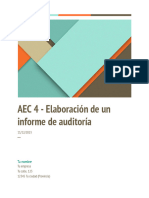 AEC 4 - Elaboración de Un Informe de Auditoría