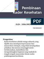 Pembinaan Kader Kesehatan