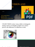 Color Vision and The Applied Clinical Aspect