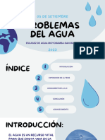 Presentación Día Mundial Del Agua Sostenibilidad Tierra Orgánico Azul