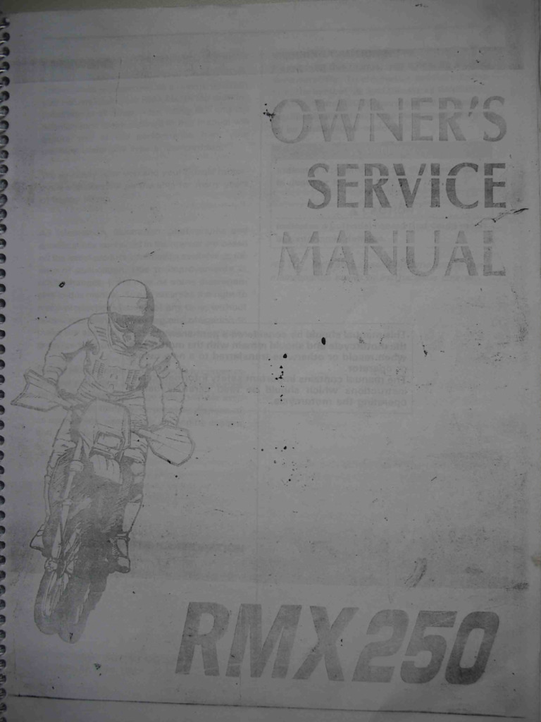 2016 RMZ 250 SERVICE MANUAL PDF intelligence overview