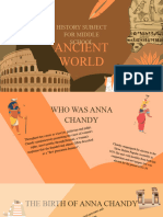 History Subject For Middle School Ancient World Brown and Orange Illustrative Educational Presentation