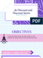 Trade Discount and Discount Series