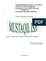 O'Zbekiston Respublikasi Oliy Va O'Rta Maxsus Ta'Lim Vazirligi Samarqand Davlat Chet Tillar Instituti Roman-German Filologiyasi Fakulteti